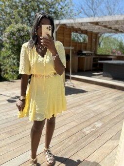 Robe Amelia jaune