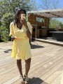Robe Amelia jaune