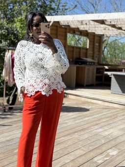 Top crochet Paola