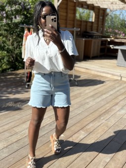 Blouse Naomi blanc