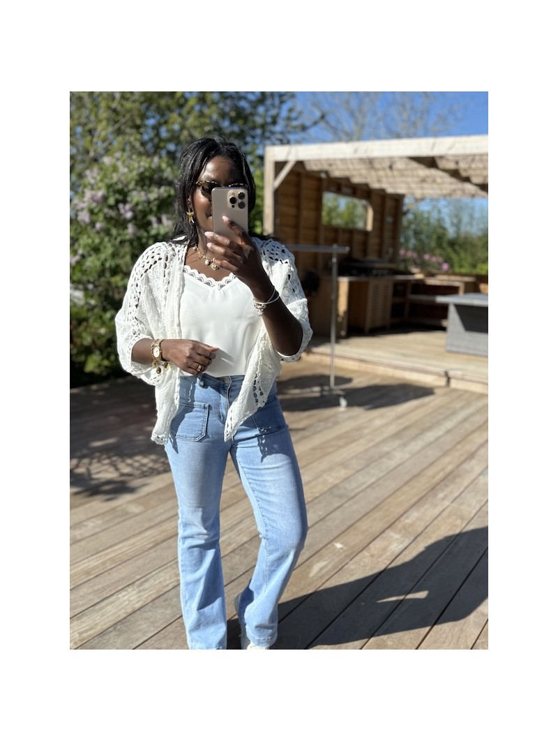 Gilet crochet Victoire