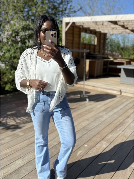 Gilet crochet Victoire