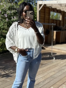 Gilet crochet Victoire