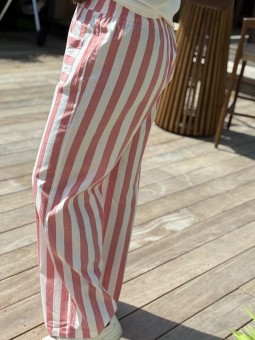 Pantalon Lea rouge